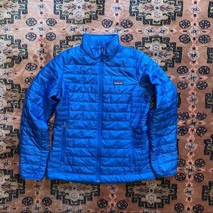 BNWT Patagonia Nano Puff Jacket Bayou Blue MED